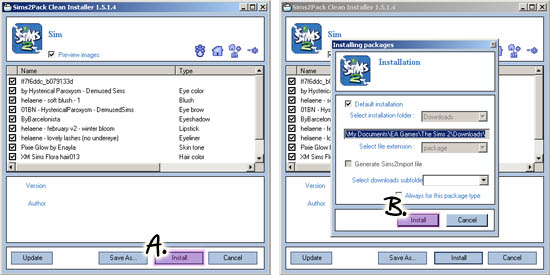 sims2pack clean installer
